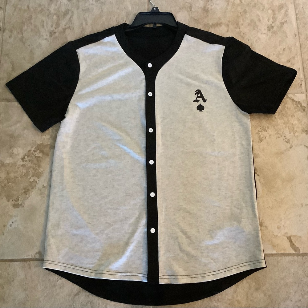 Men’s Gambling Ace of Spades Baseball Jersey